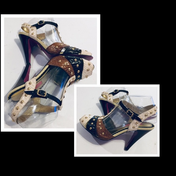 Betsey Johnson Rockabilly Heels Platform Pumps - Picture 2 of 8